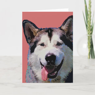 Alaskan Malamute Greeting Cards