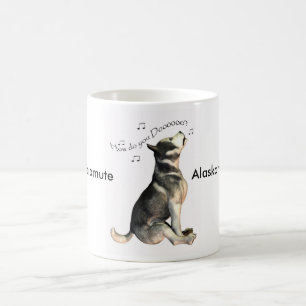 Alaskan Malamute, How Do You Do? Note  hello Coffee Mug
