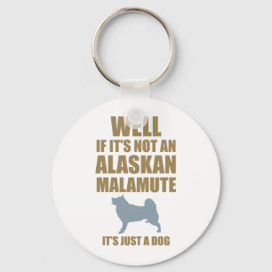 Alaskan Malamute Keychain