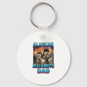 Alaskan Malamute Keychain
