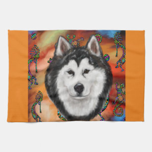 ALASKAN MALAMUTE KITCHEN TOWEL