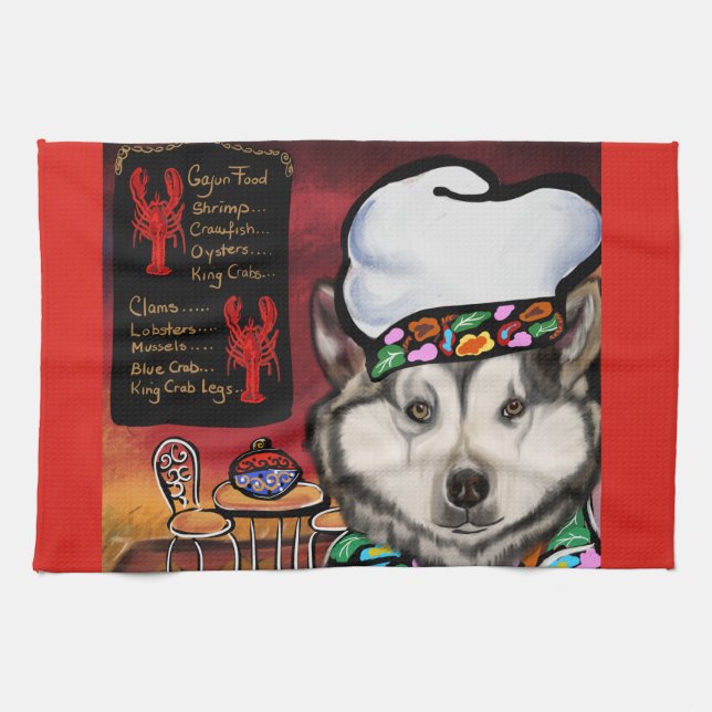 Alaskan Malamute              Kitchen Towel (Horizontal)