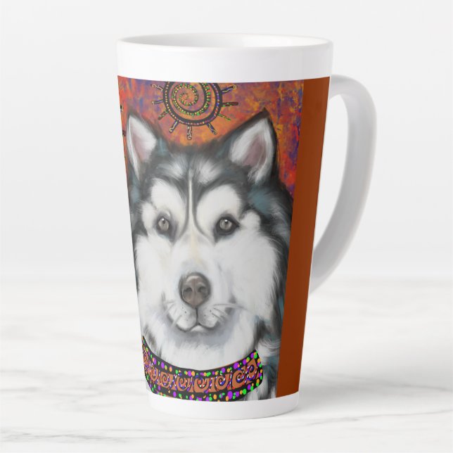 ALASKAN MALAMUTE     LATTE MUG (Right Angle)