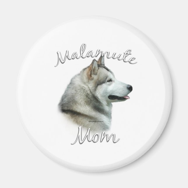 Alaskan Malamute Mom 2 Magnet (Front)