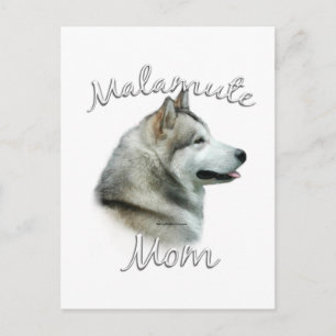 Alaskan Malamute Mom 2 Postcard