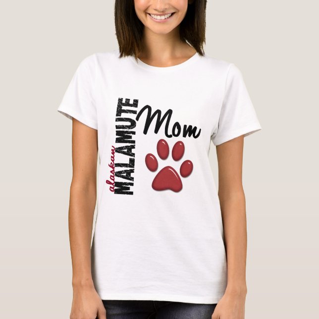 Alaskan Malamute Mom 2 T-Shirt (Front)