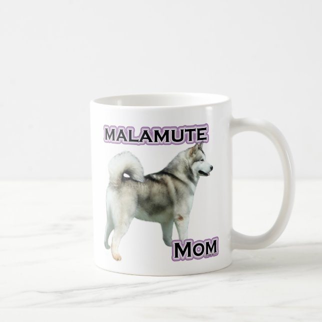 Alaskan Malamute Mom 4 Coffee Mug (Right)