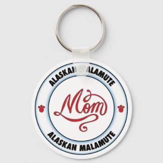 ALASKAN MALAMUTE mom Keychain