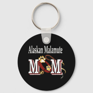 Alaskan Malamute MOM Keychain
