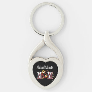 Alaskan Malamute MOM Keychain