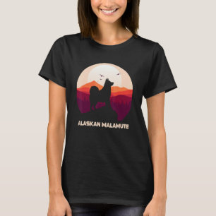 Alaskan Malamute Moon and Halloween 1 T-Shirt