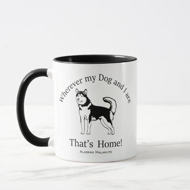 Alaskan Malamute Mug (Left)