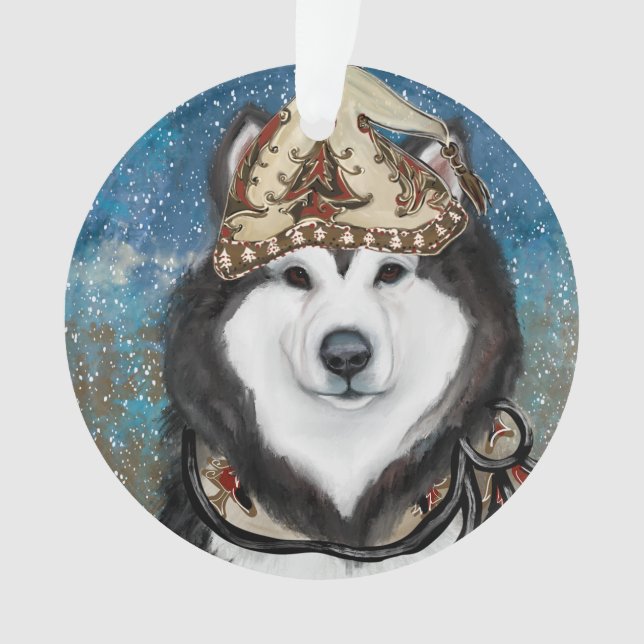 Alaskan Malamute                Ornament (Front)