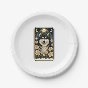 Alaskan Malamute Paper Plate