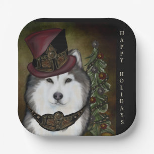 Alaskan Malamute            Paper Plate
