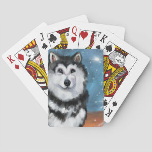 Alaskan Malamute Playing Cards