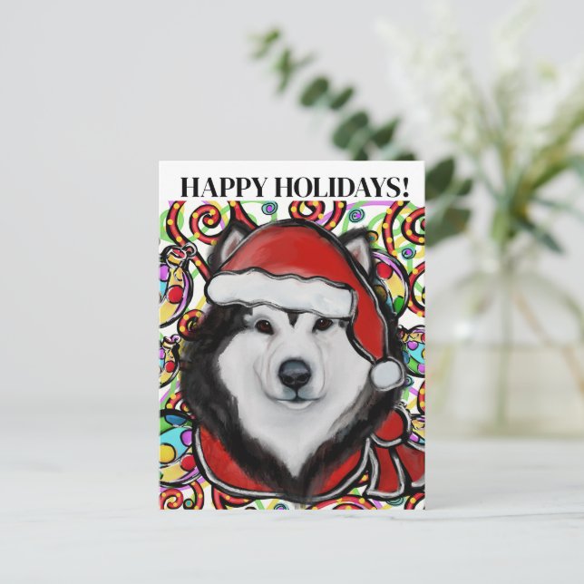 Alaskan Malamute                 Postcard (Standing Front)