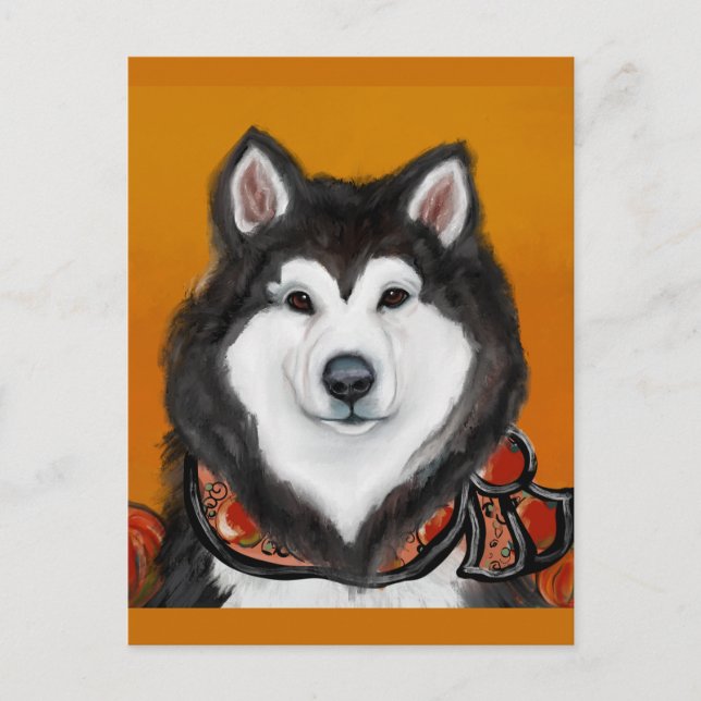 Alaskan  Malamute      Postcard (Front)