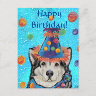 Alaskan Malamute Postcard