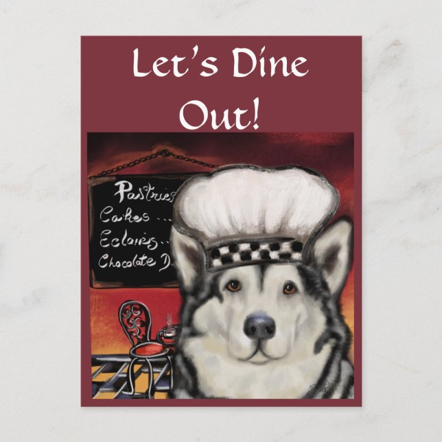 Alaskan Malamute       Postcard (Front)