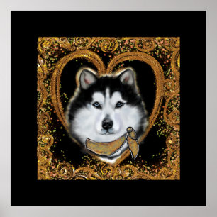 Alaskan Malamute Poster