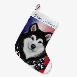Alaskan Malamute Small Christmas Stocking