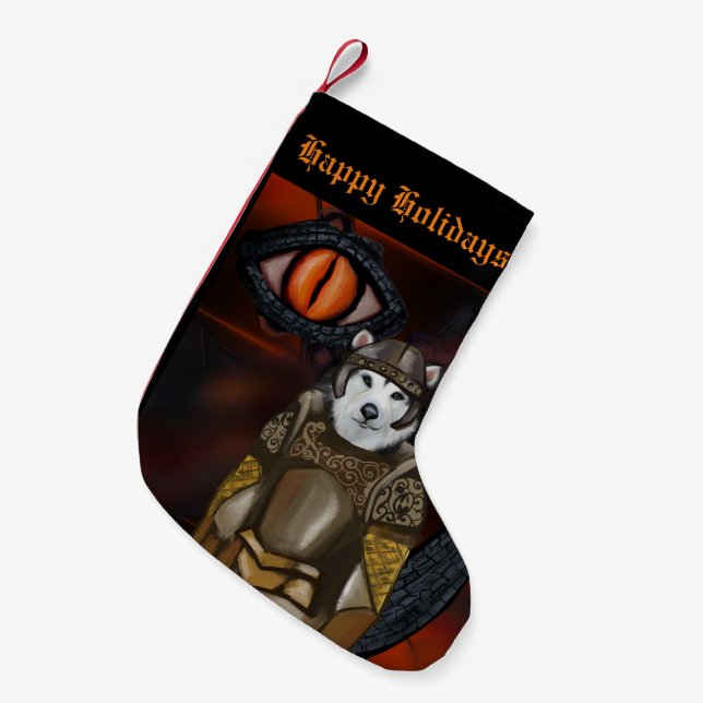 Alaskan Malamute     Small Christmas Stocking (Front (Hanging))