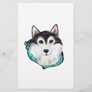 Alaskan Malamute Stationery