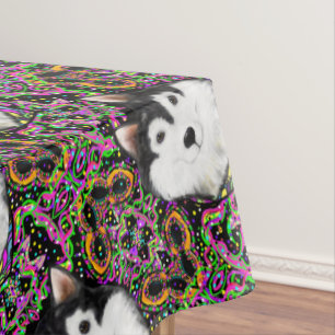 Alaskan Malamute Tablecloth