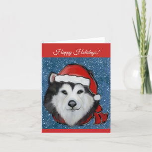 Alaskan Malamute Thank You Card