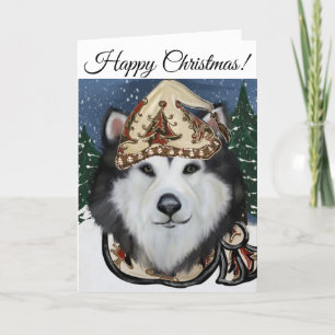 Alaskan Malamute Thank You Card