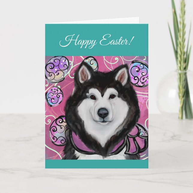 Alaskan Malamute        Thank You Card (Front)