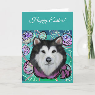 Alaskan Malamute Thank You Card