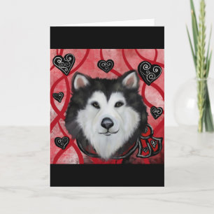 Alaskan Malamute Thank You Card