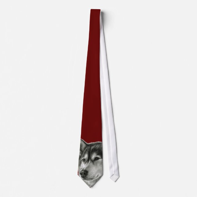 Alaskan Malamute Tie (Front)