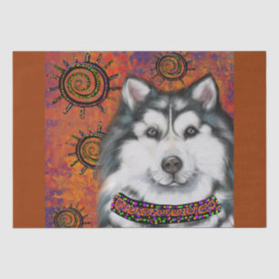 ALASKAN MALAMUTE TISSUE PAPER
