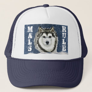 Alaskan Malamute Trucker Hat