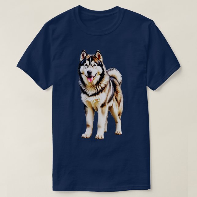 Alaskan Malamute TShirt (Design devant)