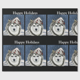 Alaskan Malamute Wrapping Paper