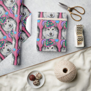 ALASKAN MALAMUTE   WRAPPING PAPER