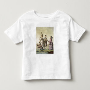 Alaskan men and women dressed for fishing (colour toddler t-shirt