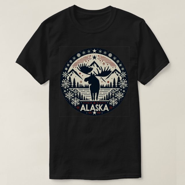 Alaskan Moose TShirt (Design Front)