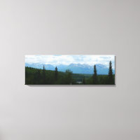Alaskan Mountain Range Panoramic Photography