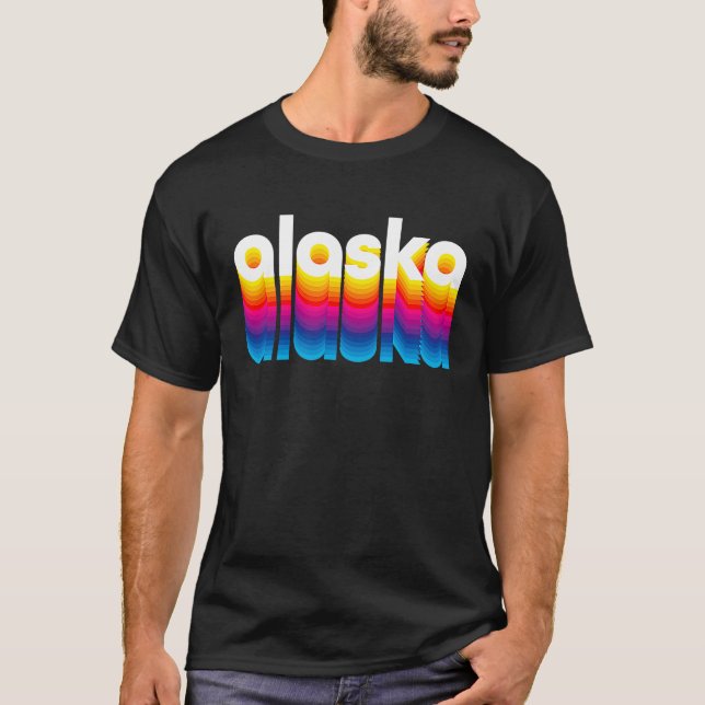 Alaskan Pride Northern Attitude  Alaskan grown T-Shirt (Front)