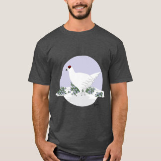 Alaskan Ptarmigan and ForgetMeNots T-Shirt
