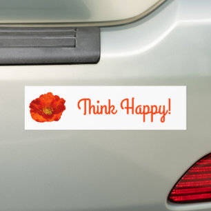 Alaskan Red Poppy Bumper Sticker