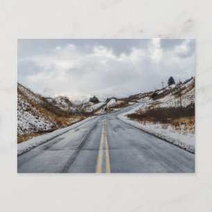Alaskan Road Postcard
