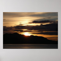Alaskan Sunset III Beautiful Alaska Photography