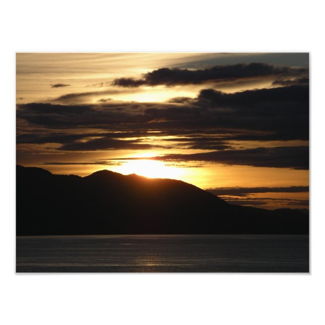 Alaskan Sunset III Belle photographie de l'Alaska (Devant)