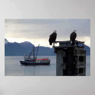"Alaskan Sunset" Poster